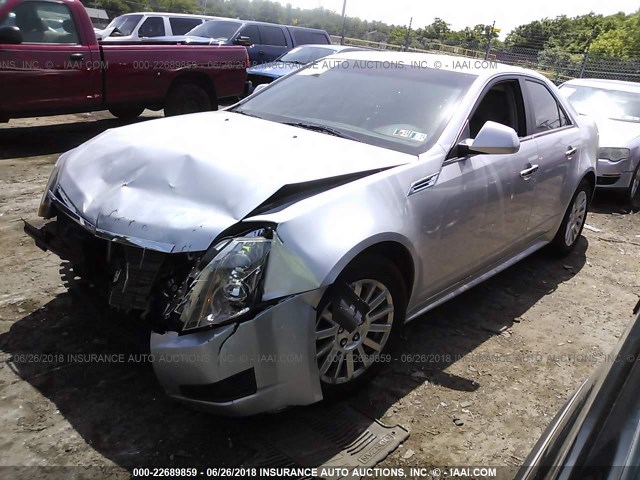 1G6DE5EG6A0144615 - 2010 CADILLAC CTS LUXURY COLLECTION SILVER photo 2