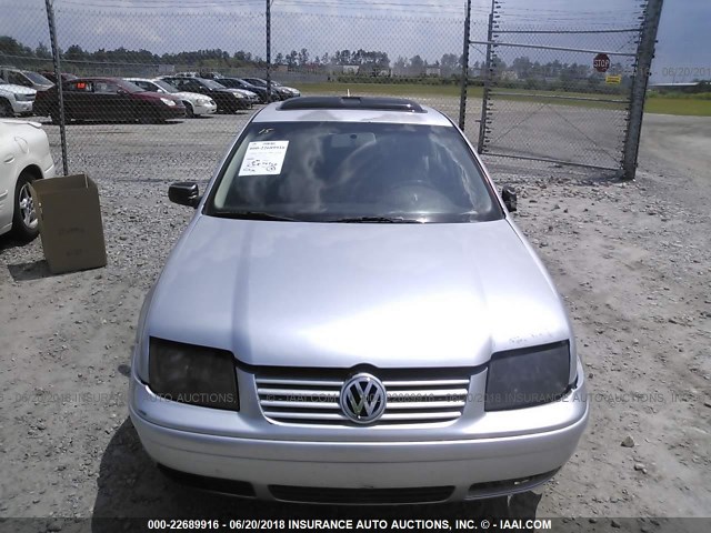 3VWSC29M2YM140946 - 2000 VOLKSWAGEN JETTA GLS GRAY photo 6