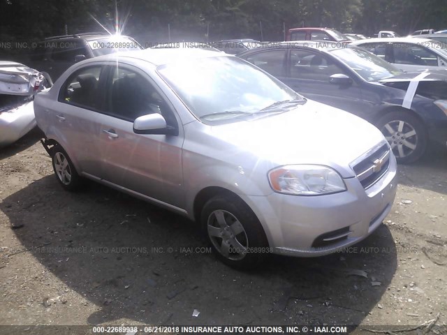 KL1TD5DE1BB216832 - 2011 CHEVROLET AVEO LS/LT 银色 照片 1