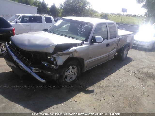 2GCEC19T8Y1196852 - 2000 CHEVROLET SILVERADO C1500 TAN photo 2