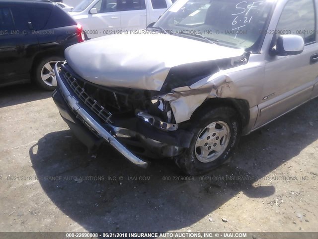 2GCEC19T8Y1196852 - 2000 CHEVROLET SILVERADO C1500 TAN photo 6