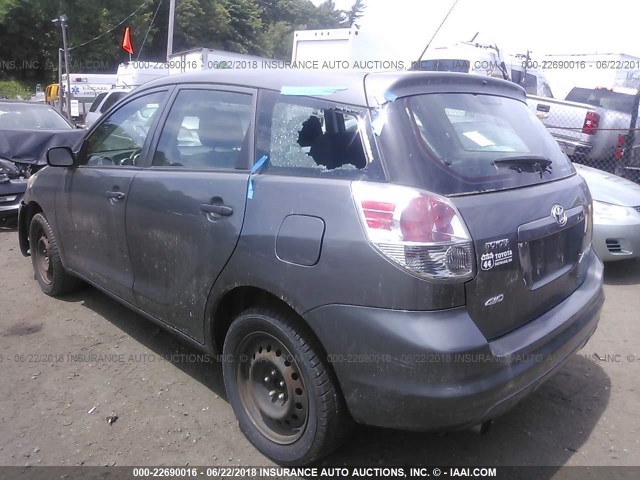 2T1LR32E06C560628 - 2006 TOYOTA COROLLA MATRIX XR GRAY photo 3