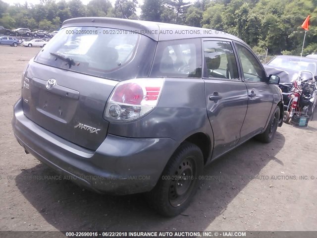 2T1LR32E06C560628 - 2006 TOYOTA COROLLA MATRIX XR GRAY photo 4