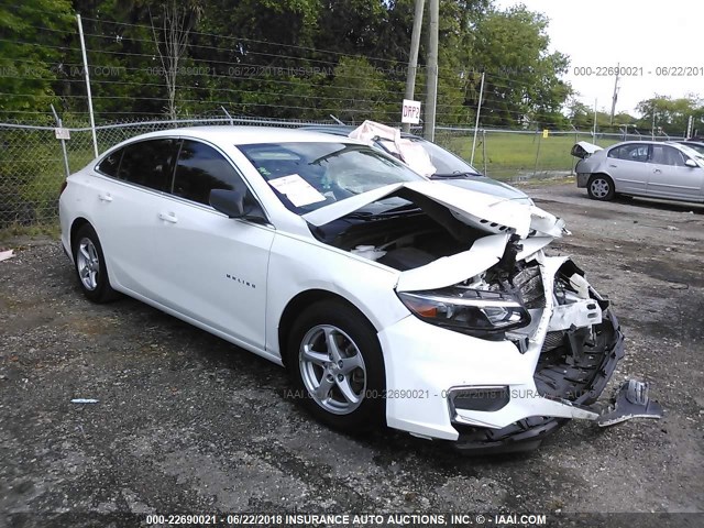 1G1ZB5ST0GF197323 - 2016 CHEVROLET MALIBU LS თეთრი ფოტო 1