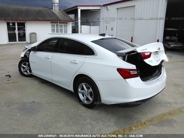 1G1ZB5ST0GF197323 - 2016 CHEVROLET MALIBU LS თეთრი ფოტო 3