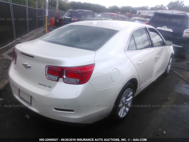 1G11D5RR6DF104964 - 2013 CHEVROLET MALIBU 1LT 白色 照片 4