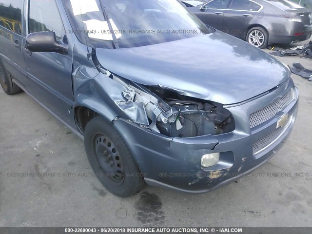1GNDV23W37D159927 - 2007 CHEVROLET UPLANDER LS Կապույտ լուսանկար 6