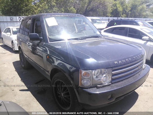 SALME11414A151089 - 2004 LAND ROVER RANGE ROVER HSE BLACK photo 1