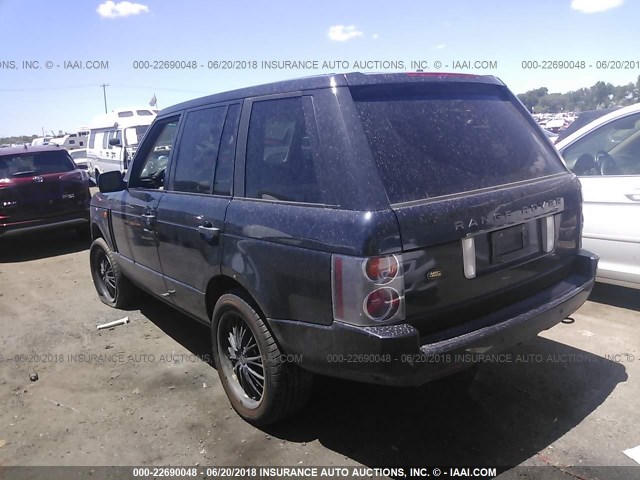 SALME11414A151089 - 2004 LAND ROVER RANGE ROVER HSE BLACK photo 3