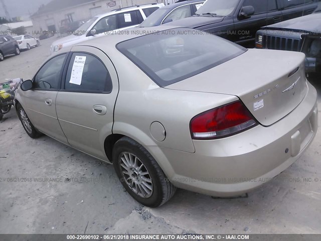 1C3EL46X05N573424 - 2005 CHRYSLER SEBRING TAN photo 3