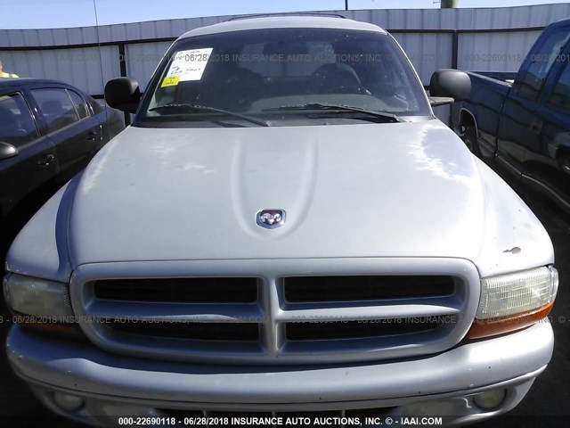 1B4HS28Z2WF181150 - 1998 DODGE DURANGO SILVER photo 6