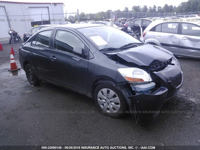 JTDBT903894061049 - 2009 TOYOTA YARIS GRAY photo 1