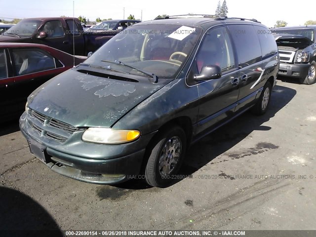 1B4GP54L4TB150419 - 1996 DODGE GRAND CARAVAN LE/ES GREEN photo 2