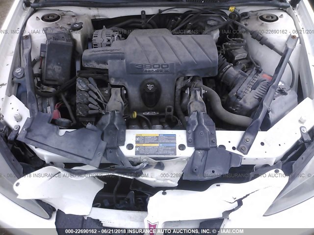 2G2WR524951160276 - 2005 PONTIAC GRAND PRIX GTP თეთრი ფოტო 10