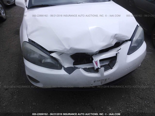 2G2WR524951160276 - 2005 PONTIAC GRAND PRIX GTP თეთრი ფოტო 6