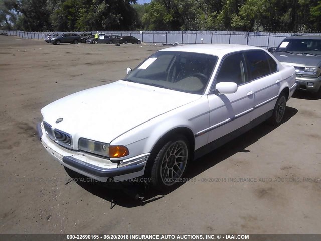 WBAGJ6321SDH35349 - 1995 BMW 740 IL WHITE photo 2