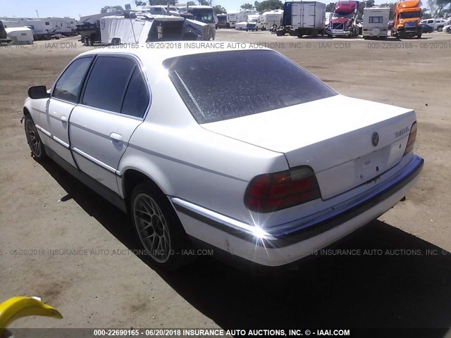 WBAGJ6321SDH35349 - 1995 BMW 740 IL WHITE photo 3