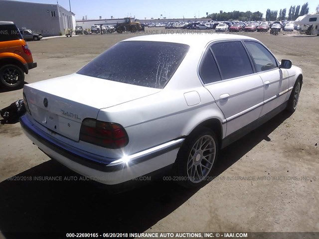 WBAGJ6321SDH35349 - 1995 BMW 740 IL WHITE photo 4