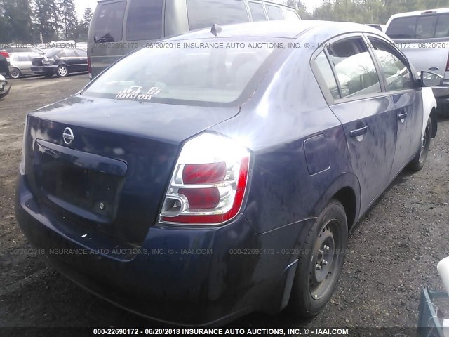 3N1AB61E29L641729 - 2009 NISSAN SENTRA 2.0/2.0S/2.0SL BLUE photo 4