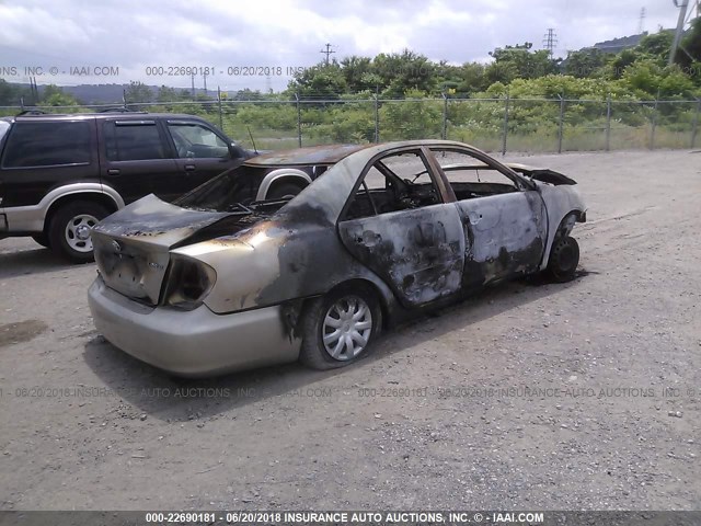 4T1BE30K04U326551 - 2004 TOYOTA CAMRY LE/XLE/SE 金色 照片 4