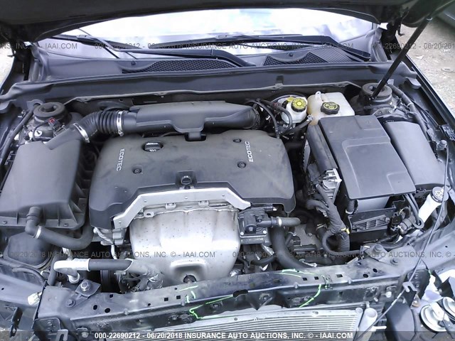 1G11B5SA3DF327506 - 2013 CHEVROLET MALIBU LS შავი ფოტო 10