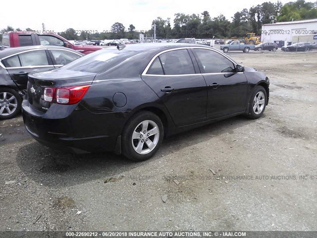 1G11B5SA3DF327506 - 2013 CHEVROLET MALIBU LS შავი ფოტო 4
