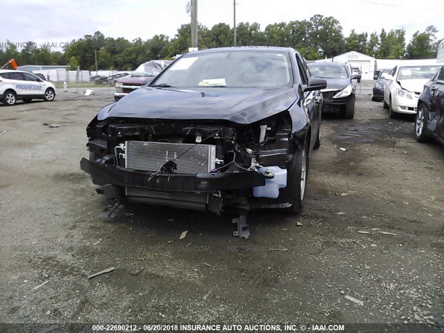 1G11B5SA3DF327506 - 2013 CHEVROLET MALIBU LS შავი ფოტო 6