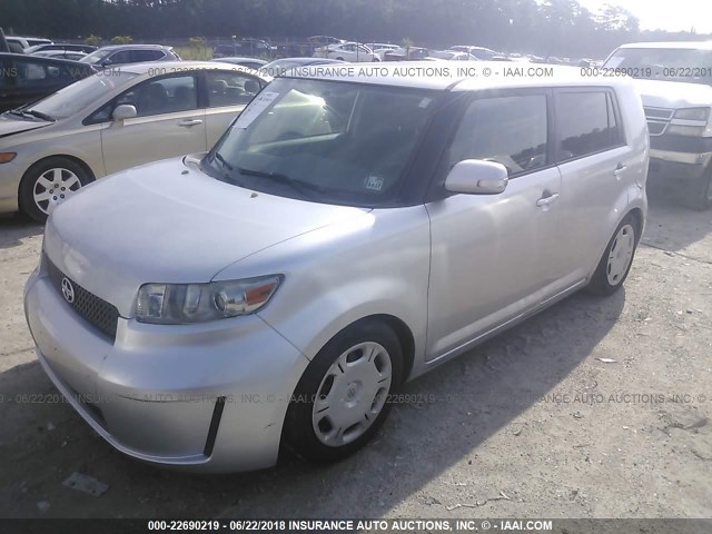 JTLZE4FE3A1116330 - 2010 TOYOTA SCION XB ვერცხლისფერი ფოტო 2