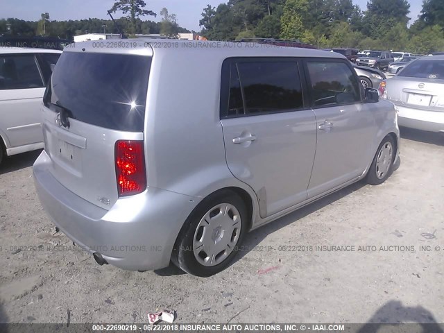JTLZE4FE3A1116330 - 2010 TOYOTA SCION XB ვერცხლისფერი ფოტო 4