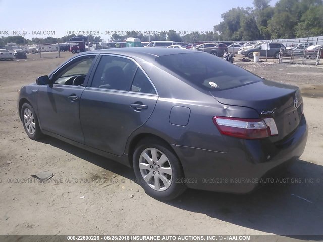 4T1BB46K79U090574 - 2009 TOYOTA CAMRY HYBRID GRAY photo 3