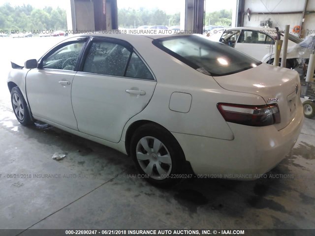 4T1BE46K88U776953 - 2008 TOYOTA CAMRY CE/LE/XLE/SE WHITE photo 3