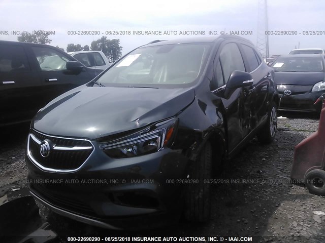 KL4CJASB2HB075274 - 2017 BUICK ENCORE PREFERRED GRAY photo 6