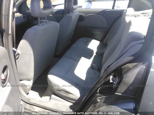 1G8AJ55FX7Z163962 - 2007 SATURN ION LEVEL 2 GRAY photo 8