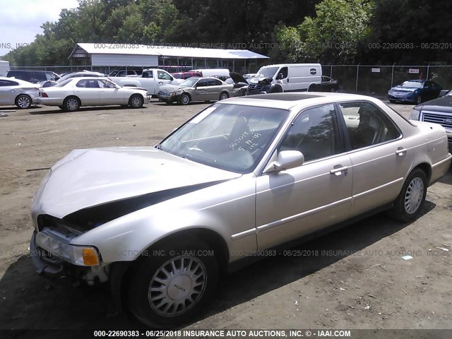 JH4KA7668SC011077 - 1995 ACURA LEGEND L GOLD photo 2