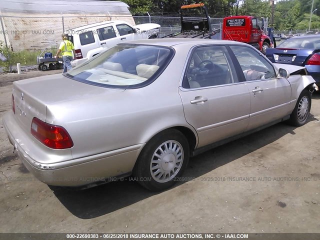 JH4KA7668SC011077 - 1995 ACURA LEGEND L GOLD photo 4