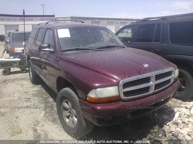 1D4HS38N93F537615 - 2003 DODGE DURANGO SPORT BURGUNDY photo 6