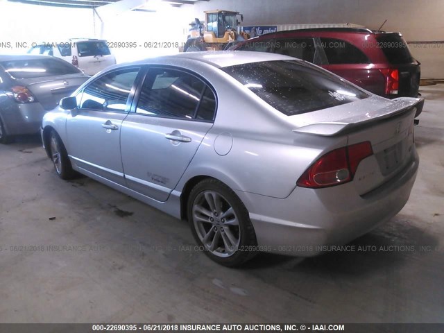 2HGFA555X7H705212 - 2007 HONDA CIVIC SI SILVER photo 3