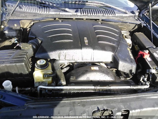 5LMEU68H14ZJ07947 - 2004 LINCOLN AVIATOR 蓝色 照片 10