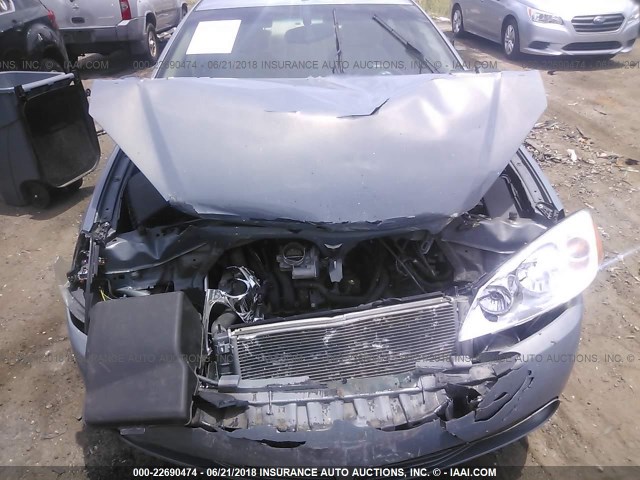 1G2ZF57B484274160 - 2008 PONTIAC G6 VALUE LEADER/BASE GRAY photo 10