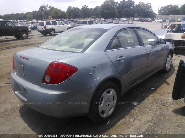 1G2ZF57B484274160 - 2008 PONTIAC G6 VALUE LEADER/BASE GRAY photo 4
