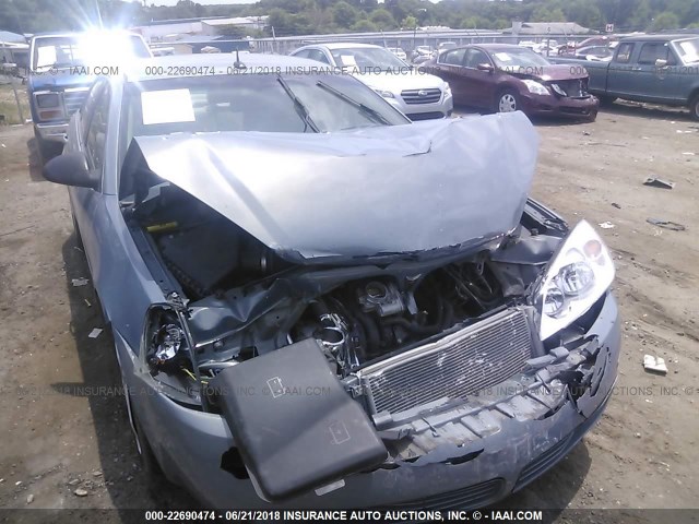 1G2ZF57B484274160 - 2008 PONTIAC G6 VALUE LEADER/BASE GRAY photo 6