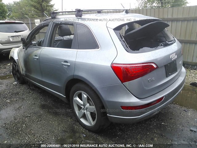 WA1LFAFP1BA029097 - 2011 AUDI Q5 PREMIUM PLUS GRAY photo 3