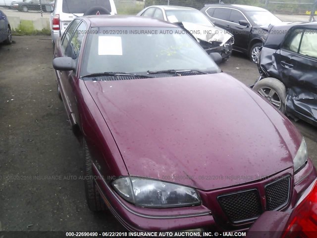 1G2NE54NXPC729226 - 1993 PONTIAC GRAND AM SE MAROON photo 6