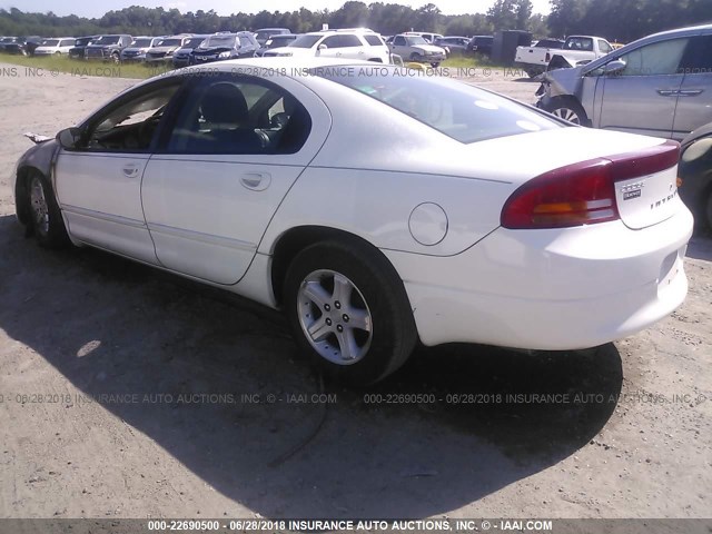 2B3HD46R44H629638 - 2004 DODGE INTREPID SE WHITE photo 3