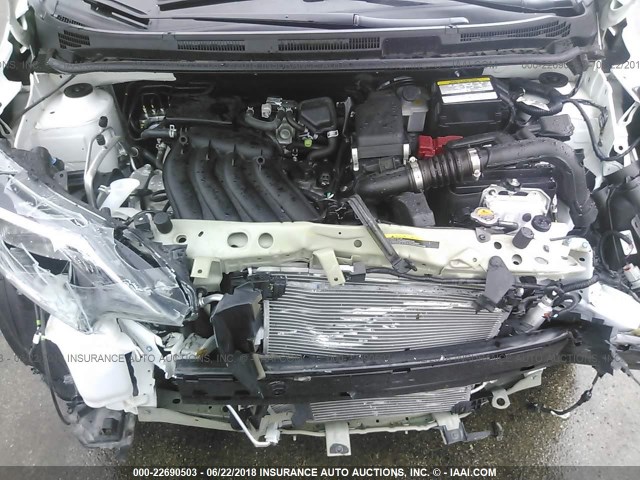 3N1CE2CP3HL381671 - 2017 NISSAN VERSA NOTE S/S PLUS/SV/SL/SR WHITE photo 10