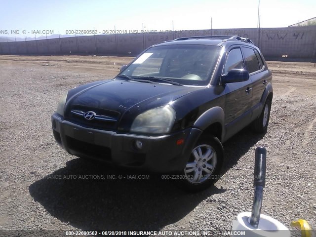 KM8JN12D77U635128 - 2007 HYUNDAI TUCSON SE/LIMITED BLACK photo 2