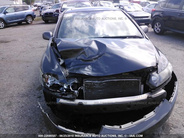 2HGFG12969H509544 - 2009 HONDA CIVIC EXL GRAY photo 6