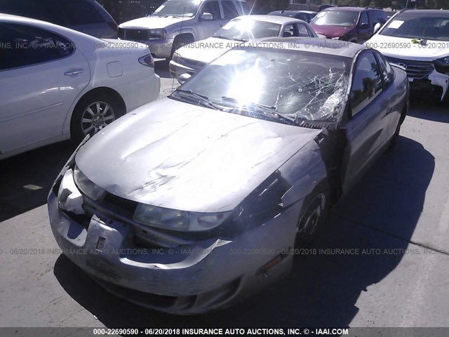 1G8ZH1276WZ266900 - 1998 SATURN SC2 GRAY photo 2