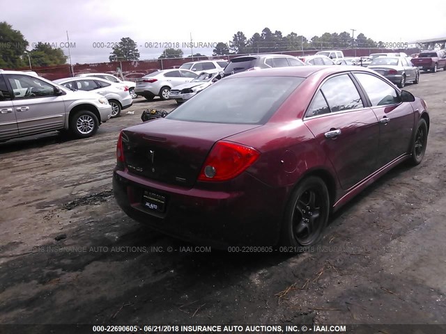 1G2ZA5E02A4113554 - 2010 PONTIAC G6 MAROON photo 4