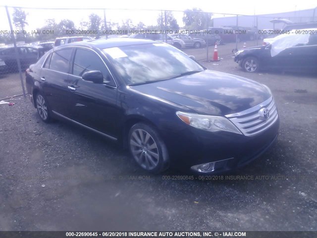 4T1BK3DB3BU378885 - 2011 TOYOTA AVALON LIMITED BLACK photo 1